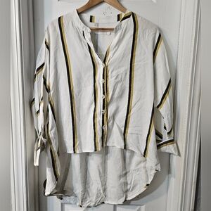 SANCIA LINEN BLEN BLOUSE